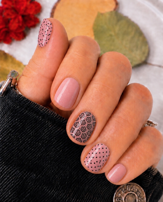 Pink Truffle Nail Wraps