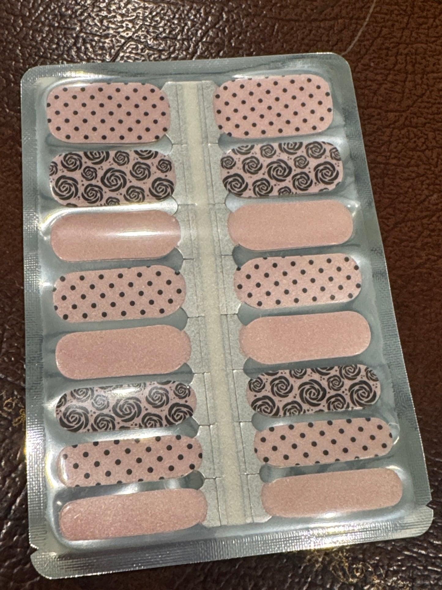 Pink Truffle Nail Wraps